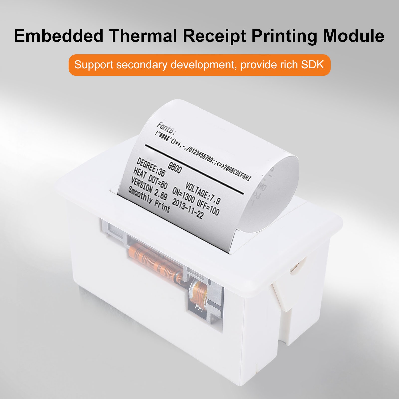 Embedded Thermal Receipt Printer Serial Port Microcontroller Secondary Devel NEW
