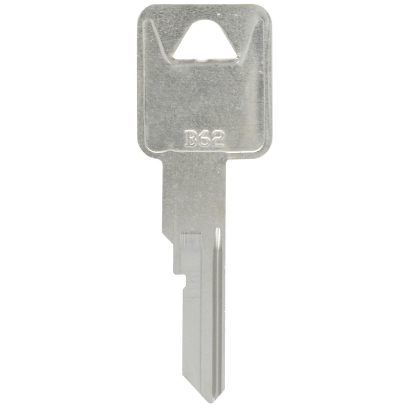 Hillman 83380 Brass B-62 Automotive Single Sided Blank Key for GM (Pack of 10)