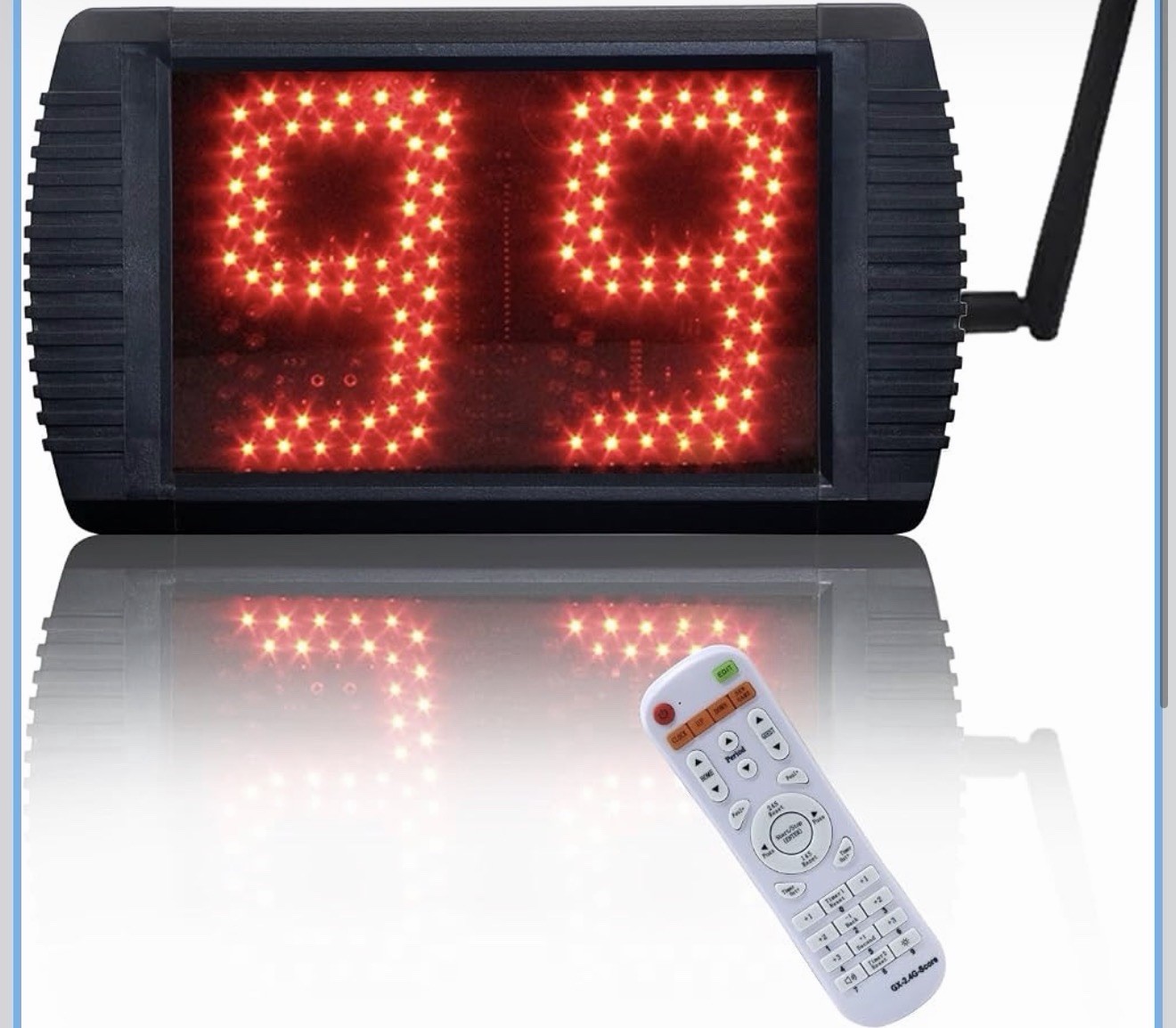 5 Inch LED Basketball Shot Clock Timer, Custom Countdown Timer (12/14/20/24/30 S