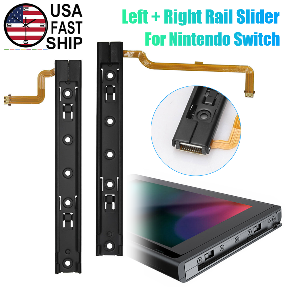 💥1Pair Slider Rail Left + Right Sliding For Nintendo Switch Console Wholesale