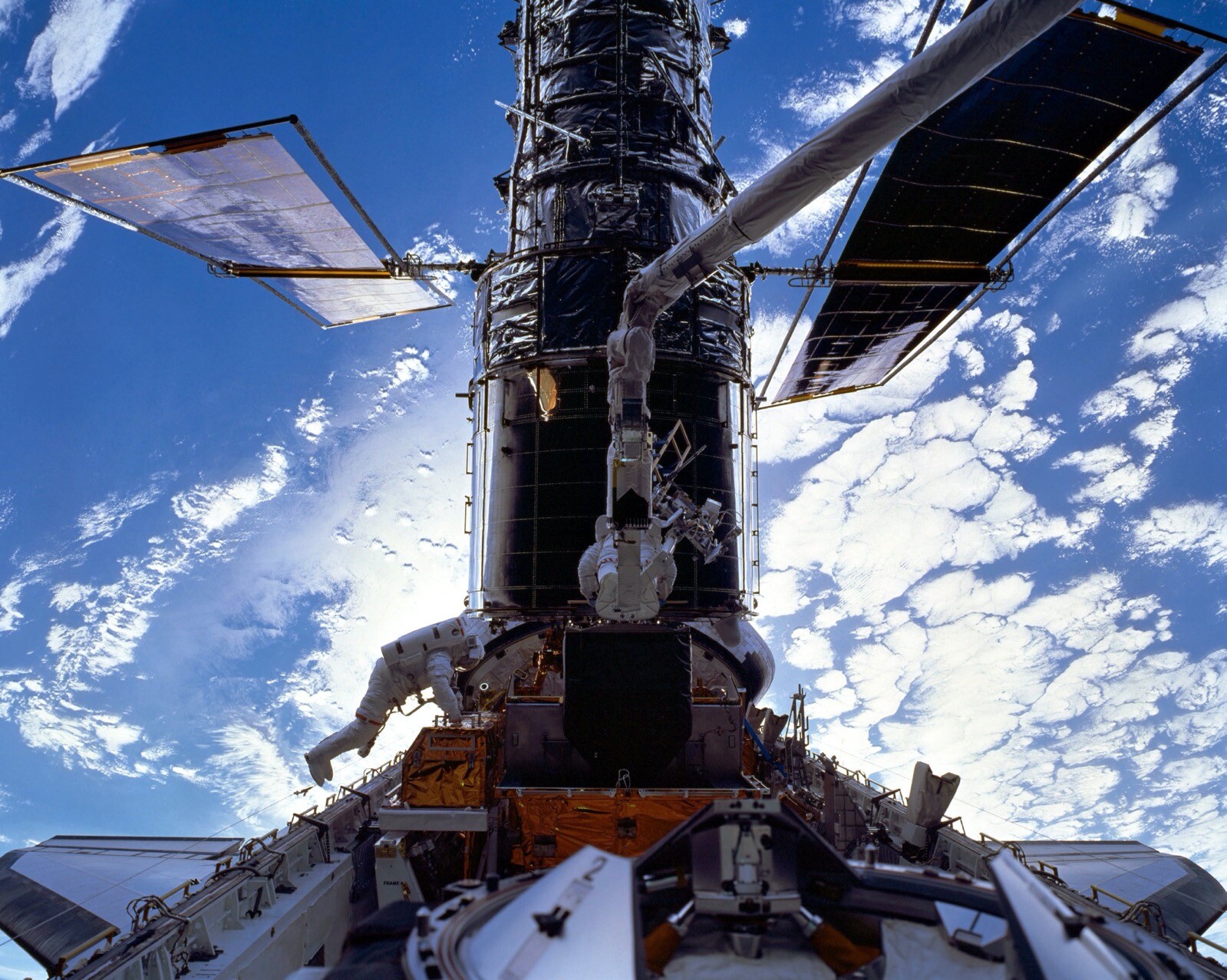 SM3A: Installation of the Fine Guidance Sensor (FGS) HUBBLE MISSION 12X12 PHOTO
