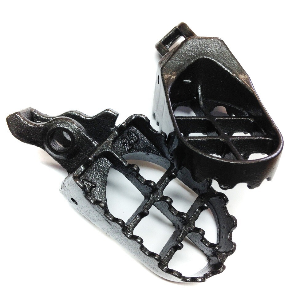 Black Motocross MX Foot Pegs For Honda CR125R 250R CRF450R CRF250R CRF250X 450X