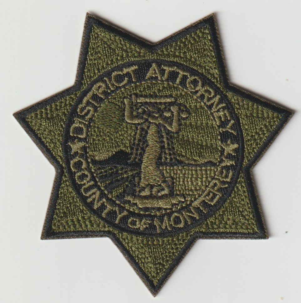 Monterey County, California District Attorney - Subdued Version!
