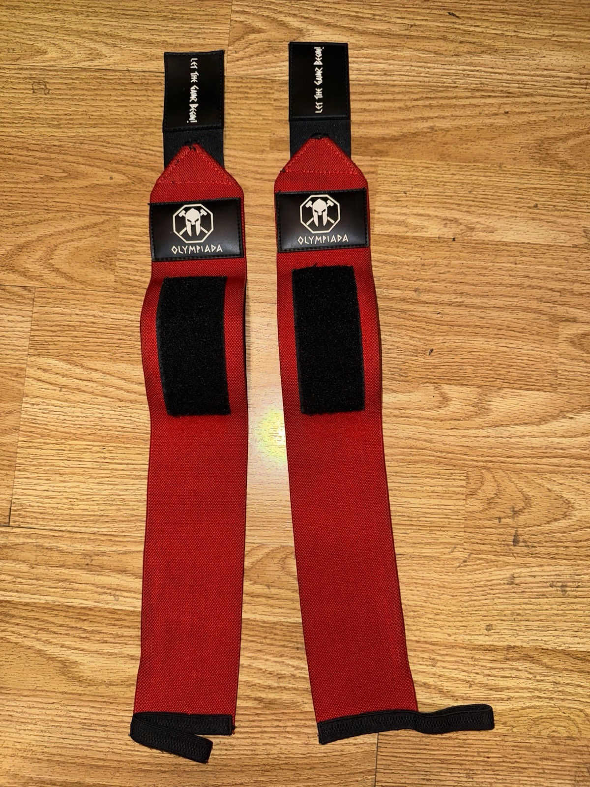Olympiada “Let The Gainz Begin” Weightlifting Wrist Wraps