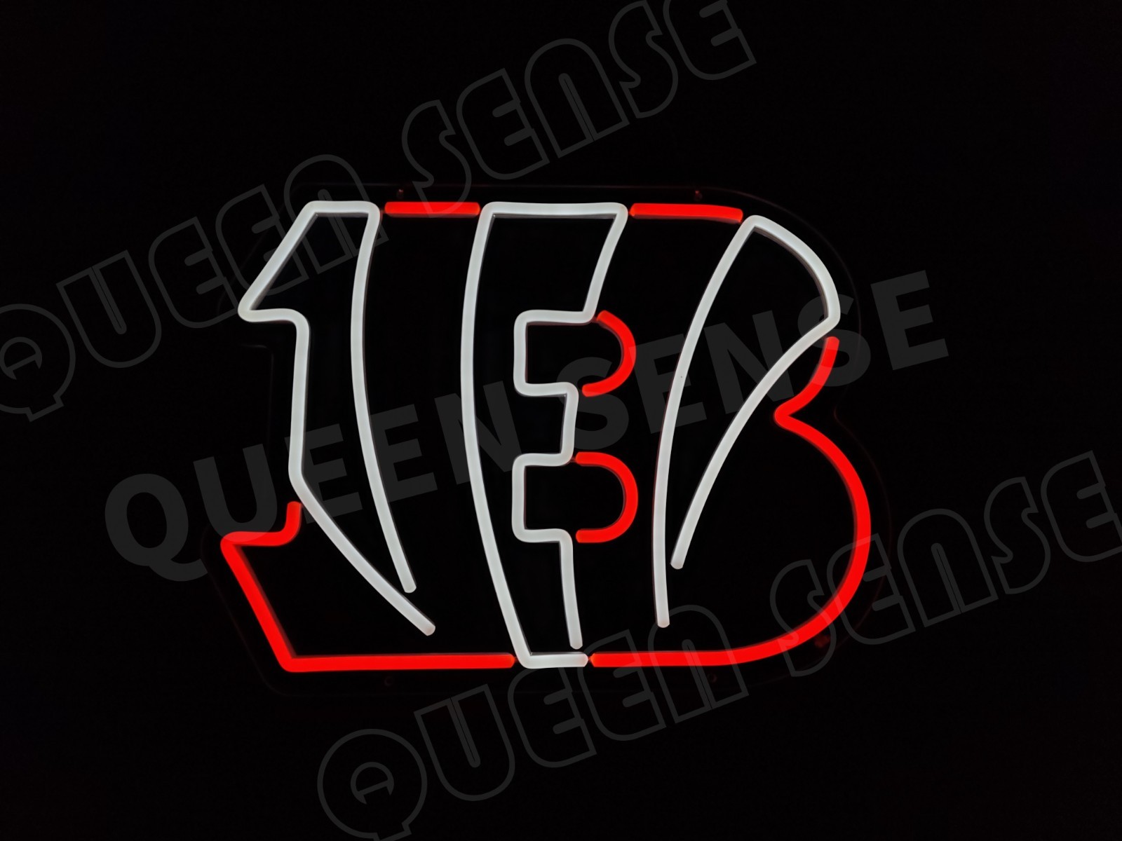 Cincinnati Bengals LED Neon Sign With Dimmer USB Powered Adjustable Light