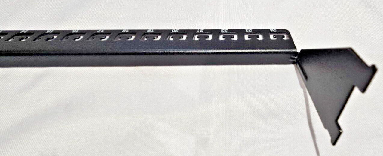 24 Port Patch Panel Rackmount Backbar only Wire Manager lot of 5