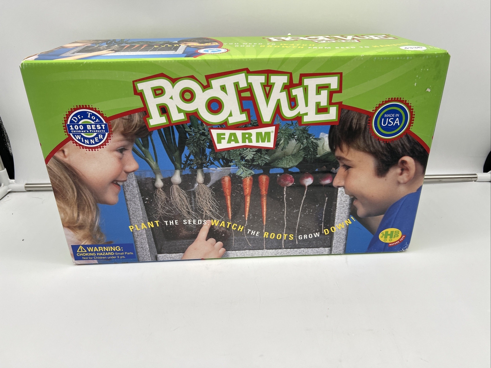 HSP Nature Toys Root Vue Farm Set Garden Laboratory With Seeds NEW!