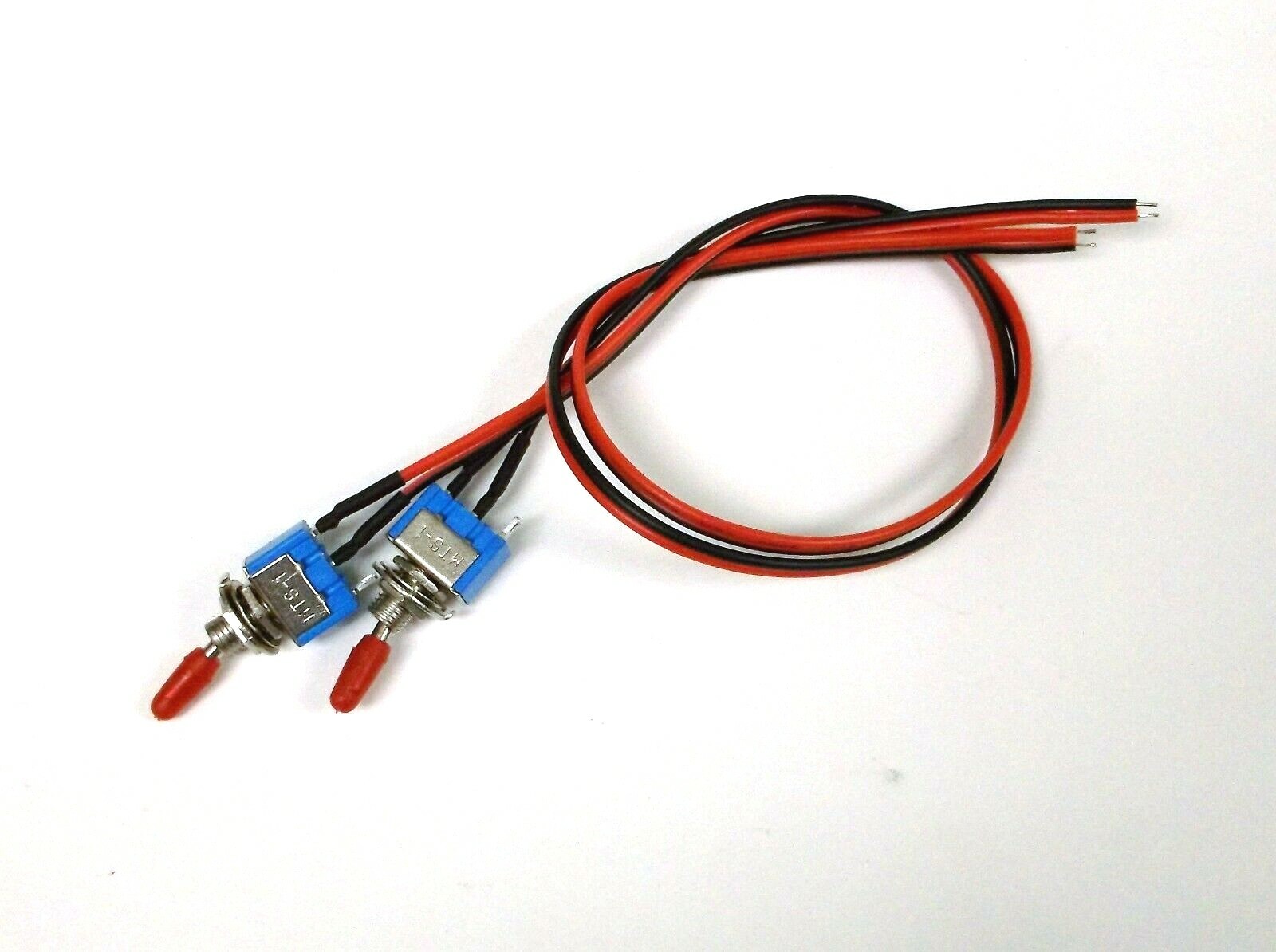 2 BBT Pre-Wired 6 amp @ 125 volt On/Off Mini Toggle Switches