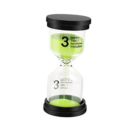 Sand Timer, Sand Timers Colorful 3 Minutes Sandglass Timer with Protective