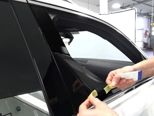 Pillar Post Pre Cut Window Trim Kits in Gloss Black Compatible Gloss (Black)