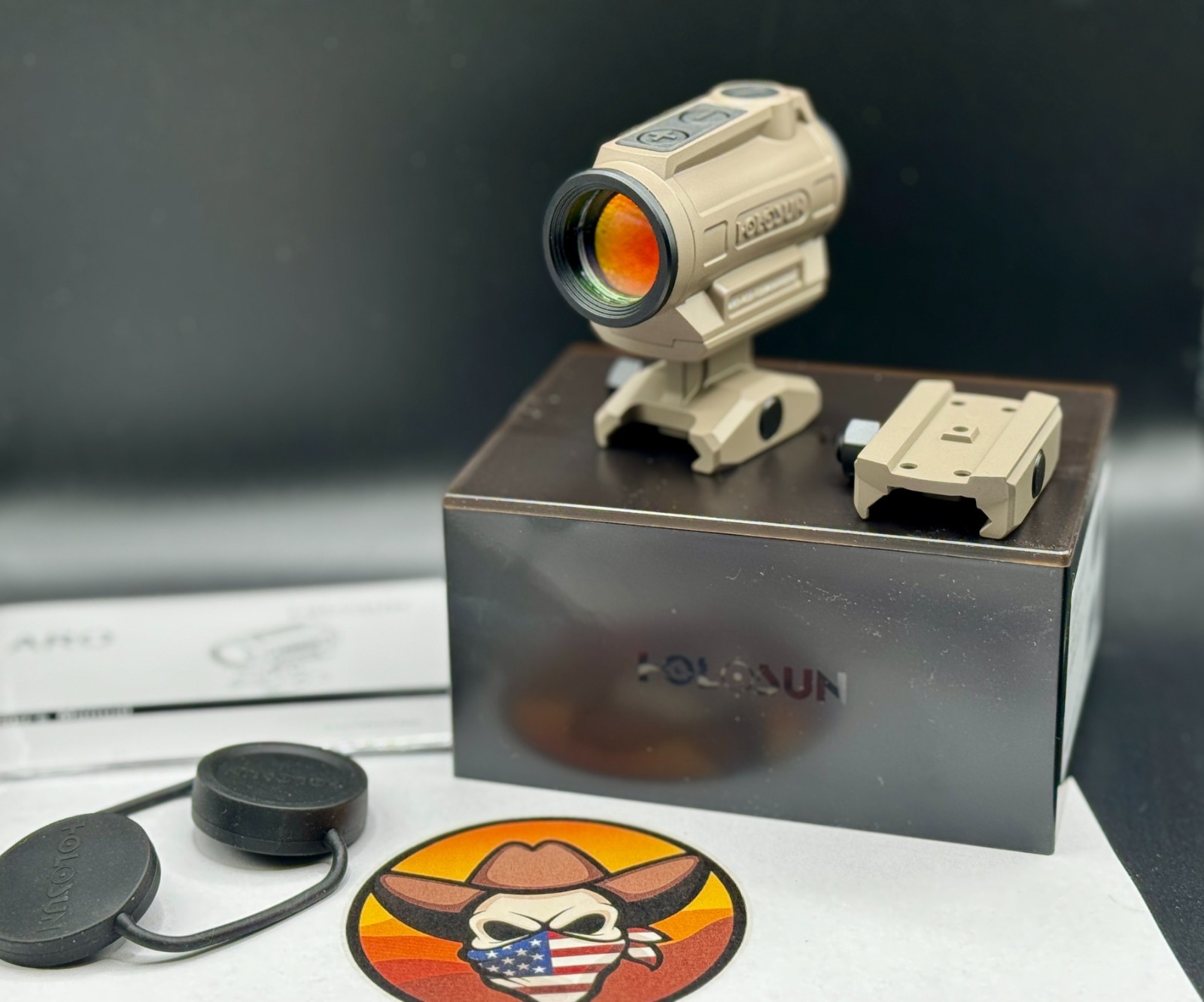 Holosun Optic ARO 2 MOA Red Dot, Flat Dark Earth