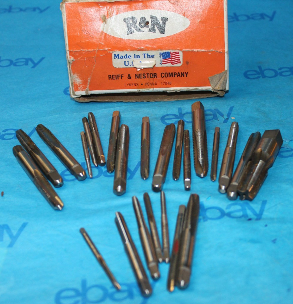 NOS Mixed Lot R&N Thread Taps Auto Body Shop Tool