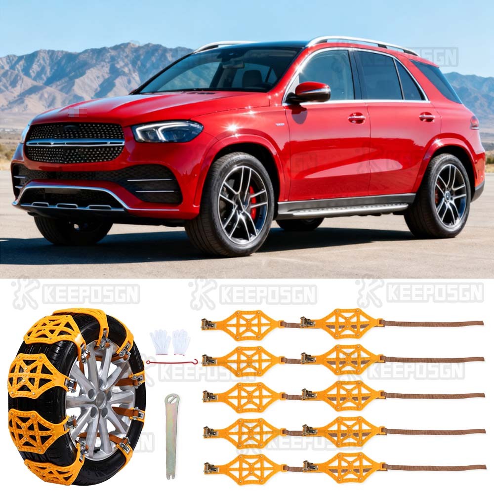 Wheel Tire Snow Chains Anti-skid Emergency Tire Chain For Mercedes Benz GLE GLB