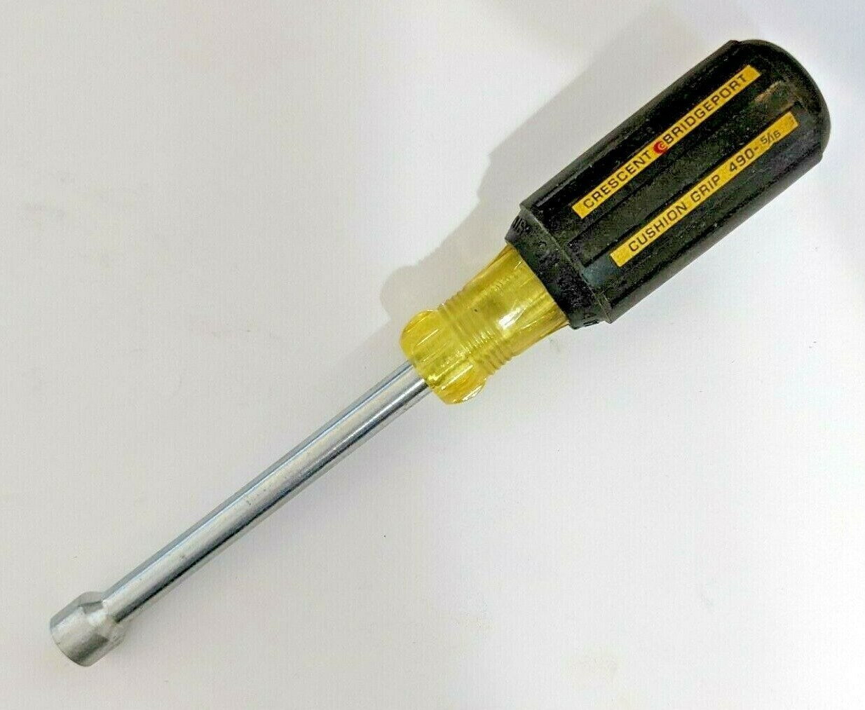 5/16 HOLLOW SHAFT NUT DRIVER 6 POINT VINTAGE CRESCENT No. 490 (QTY: 1) USA NOS