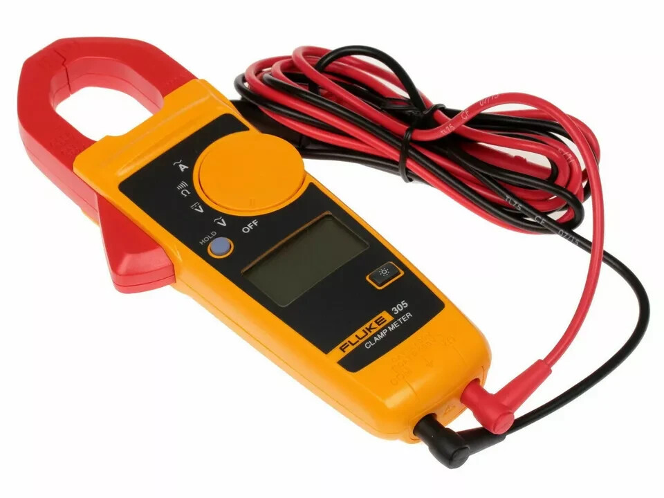 Fluke 305 Digital Clamp Meter Current Voltage meter 1000A AC