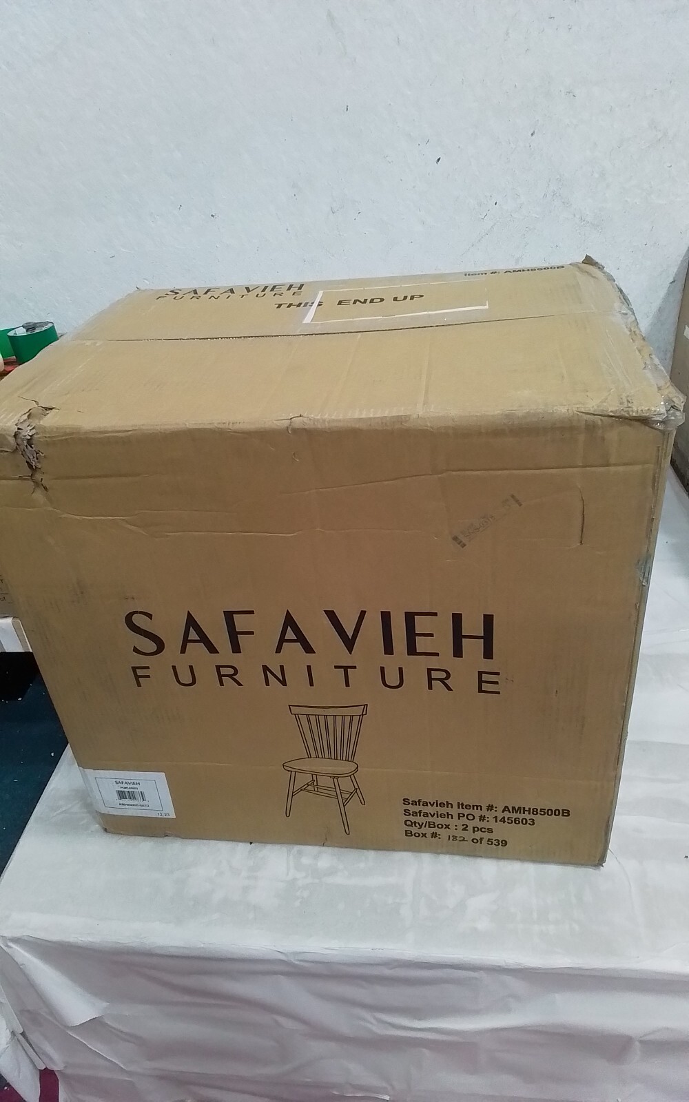 Safavieh PARKER SPINDEL SIDE CHAIR, Reduced Price 2172736305 AMH8500B