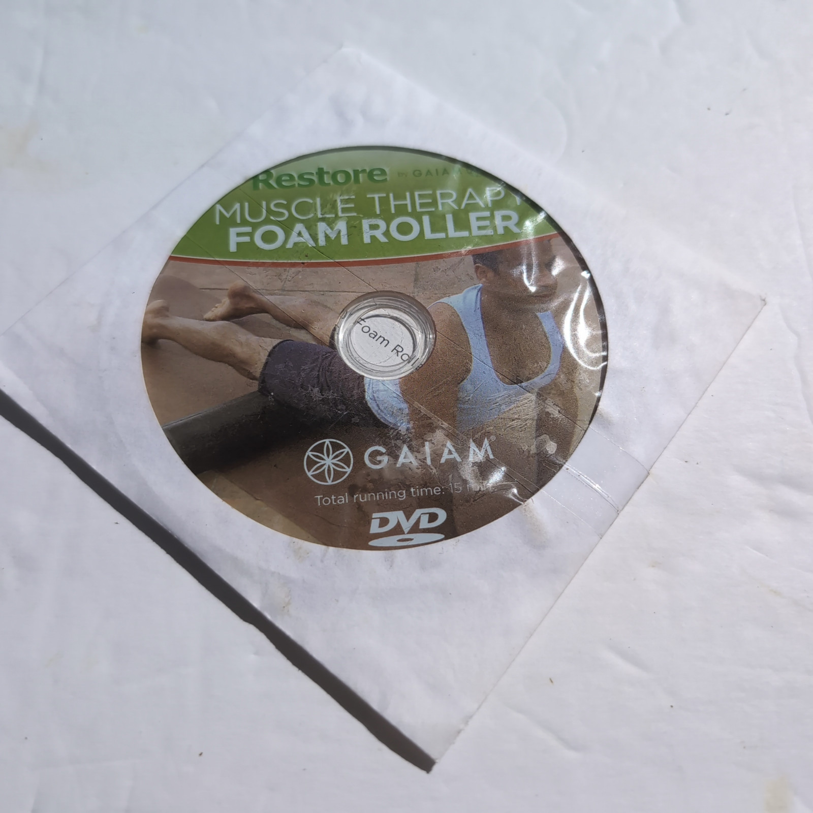 Gaiam Restore Muscle Therapy Foam Roller DVD