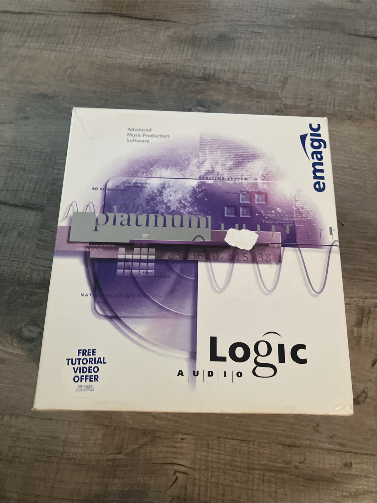 Emagic Logic Audio Silver 4.6 Windows vintage daw audio recording software