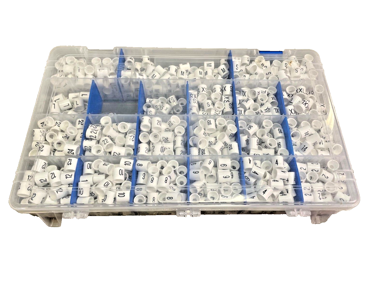 Retail Store Hanger Size Marker Tabs
