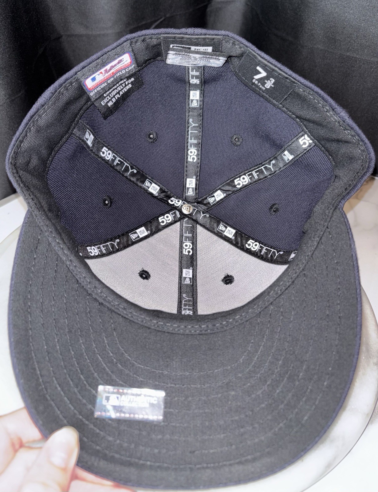 New Era 59FIFTY Seattle Mariners Cap Navy MLB Baseball 7 3/8 Low Profile