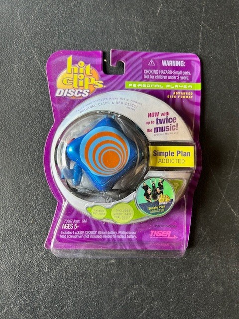 Simple Plan 'Addicted' HitClips Discs Player Y2K Collectible (NEW)