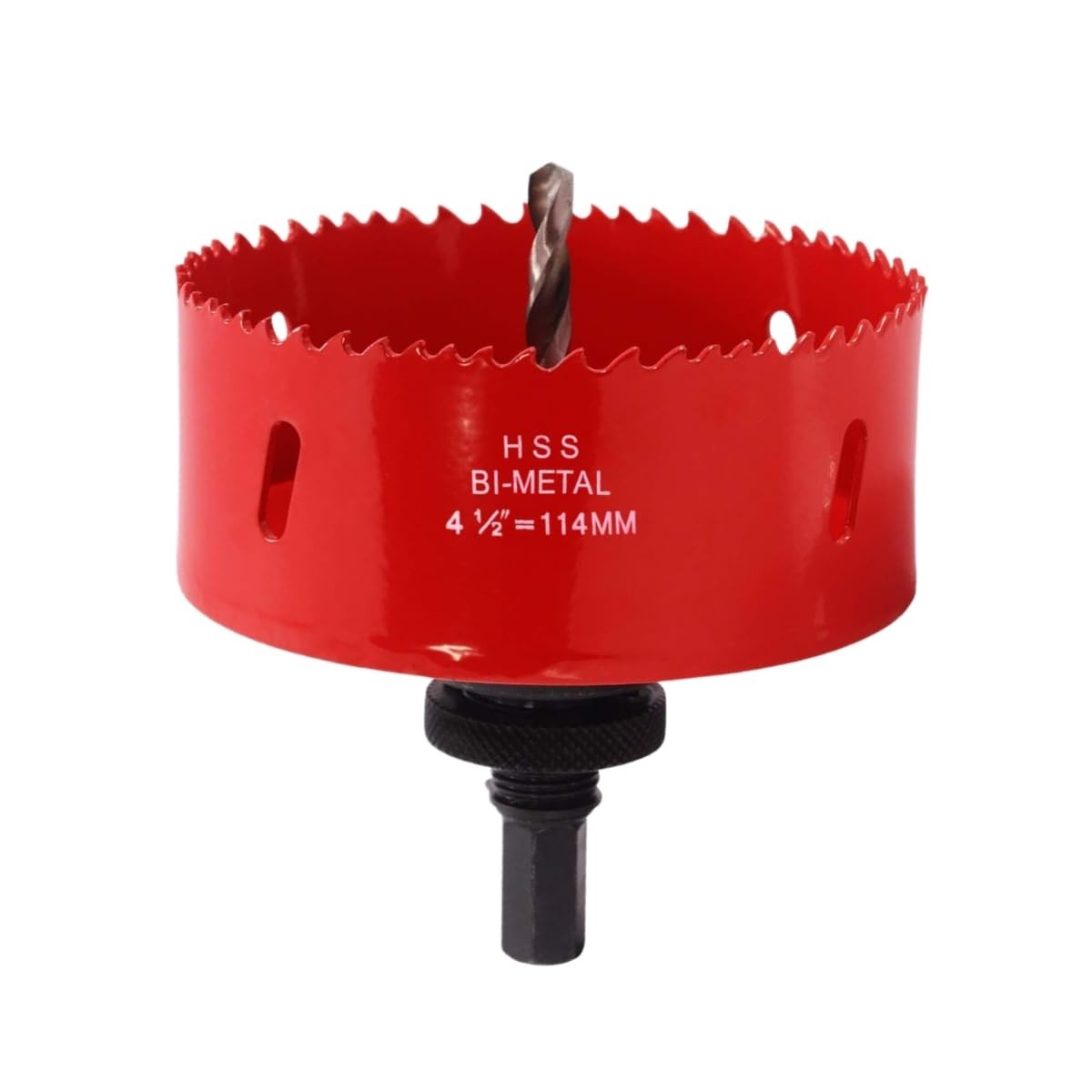 4.5 Inch Hole Saw with Arbor for Metal Wood Plastic, 4-1/2(114Mm) in Bimetal Hol