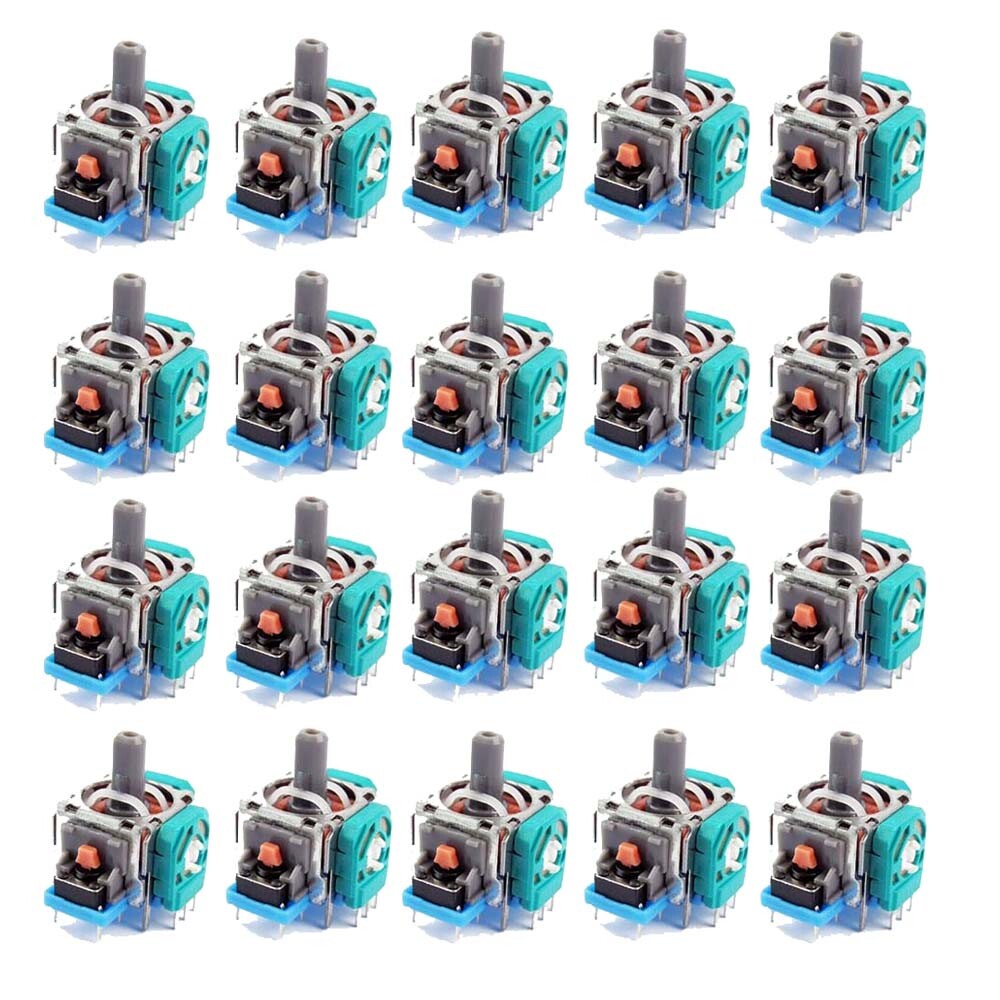 20Pcs Analog Stick Joystick Replacement for XBox One PS4 Dualshock 4 Controller