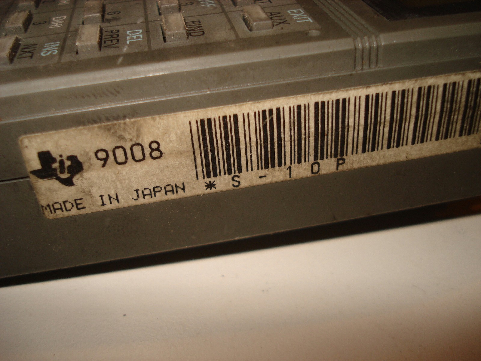Texas Instruments S-10P 9008 Model 405 Machine Interface Keypad Unit