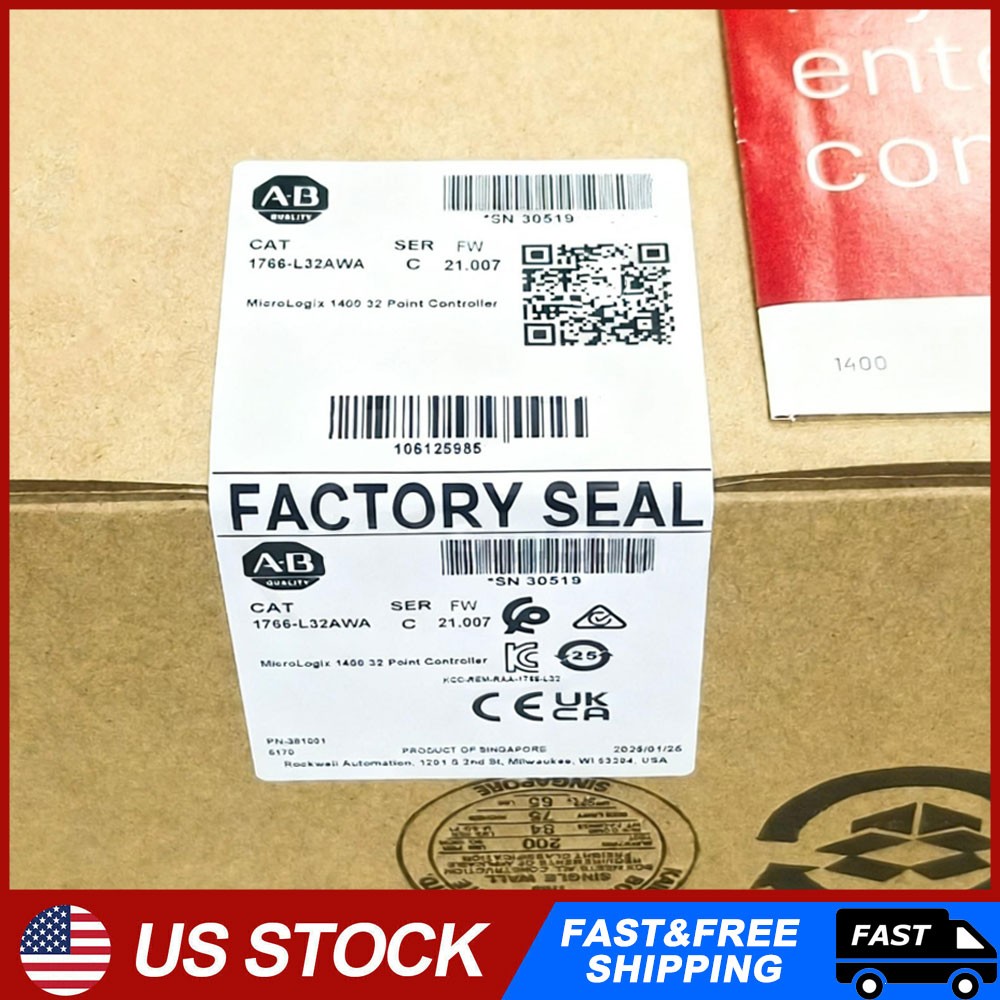 NEW Sealed AB 1766-L32AWA MicroLogix 1400 32 Point Controller AB