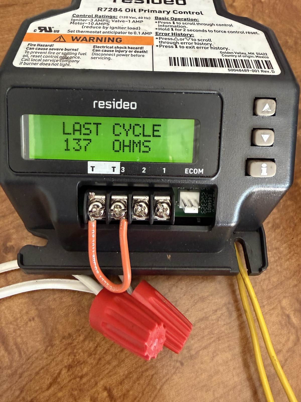 1-(used) R7284 Oil Primary Control