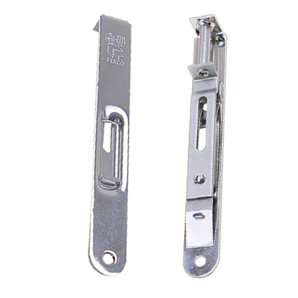 Ferco G-U 6" Manual Route-In Flush Bolt Radius Corner 1/4" Bolt Non-Handed
