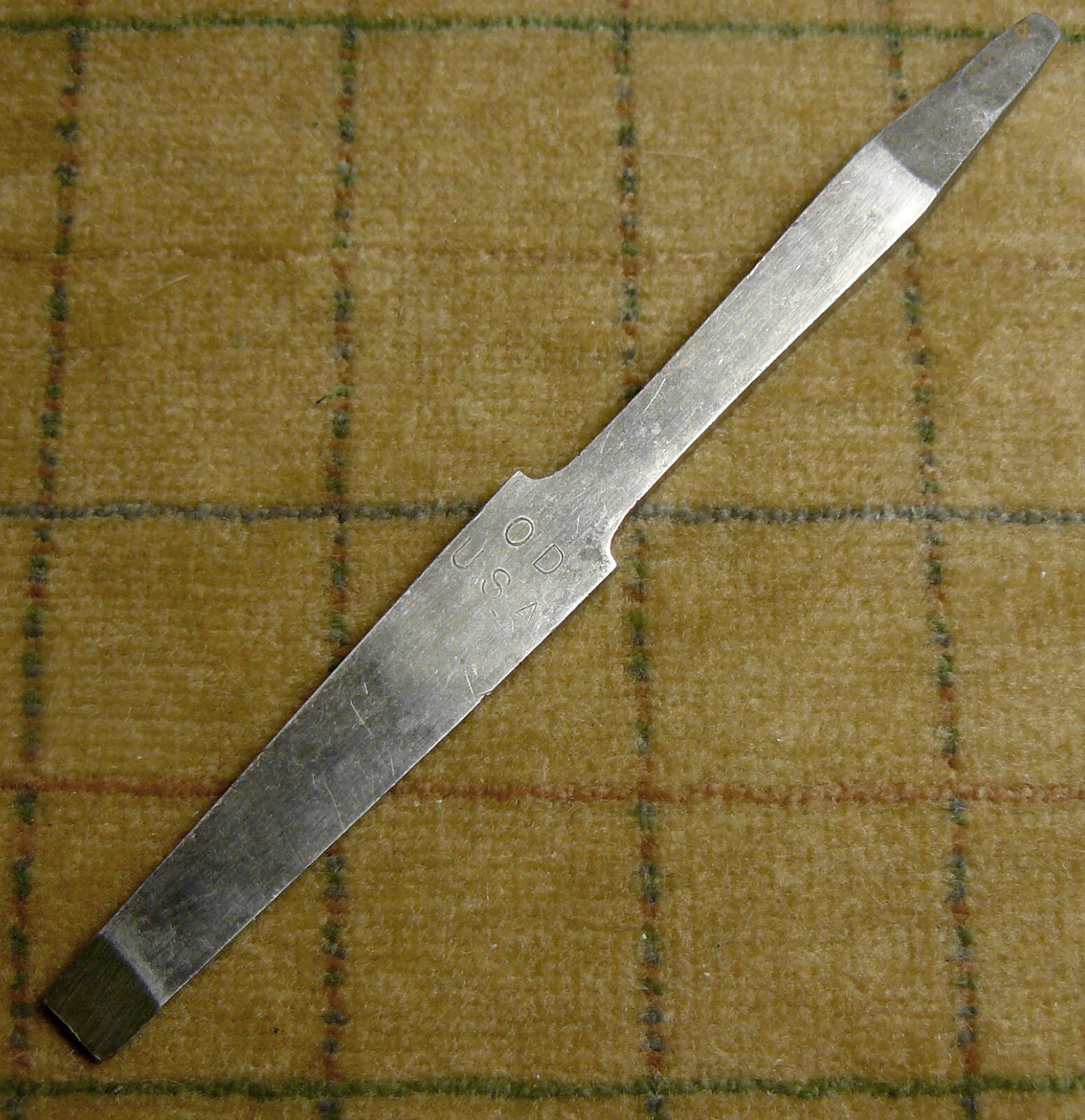 BUCK BROS_GRAVER_7mm_FLAT NOSE_METAL STAMPING_CRAFT TOOL_EXCELLENT