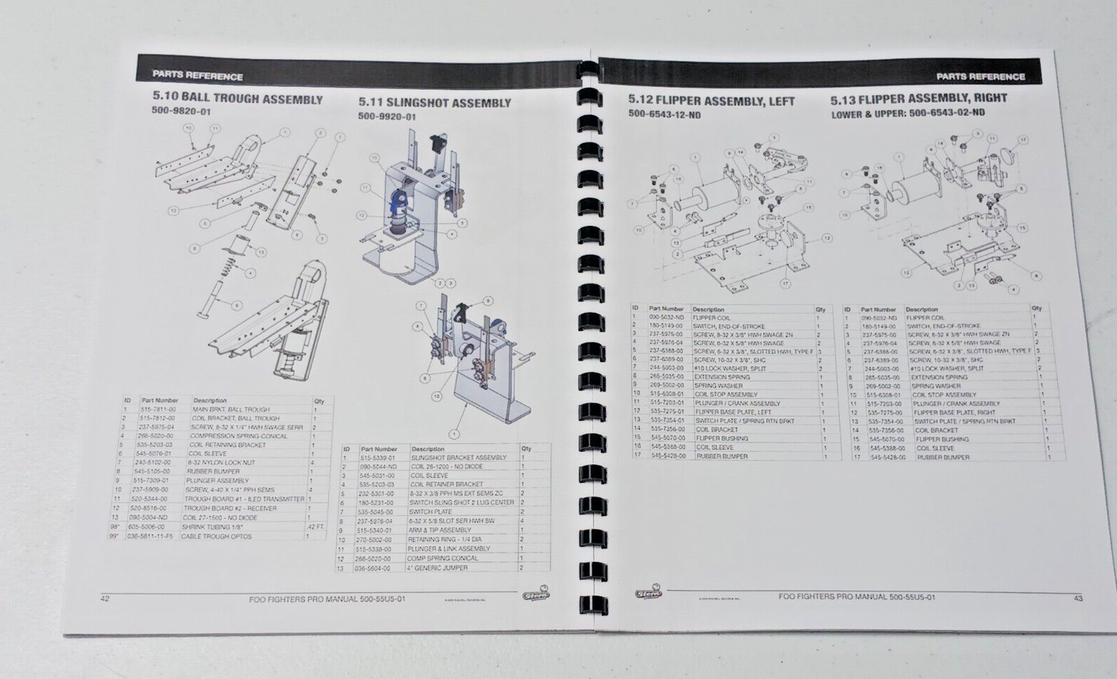 FOO FIGHTERS, PRO, STERN, SERVICE AND OPERATION MANUAL