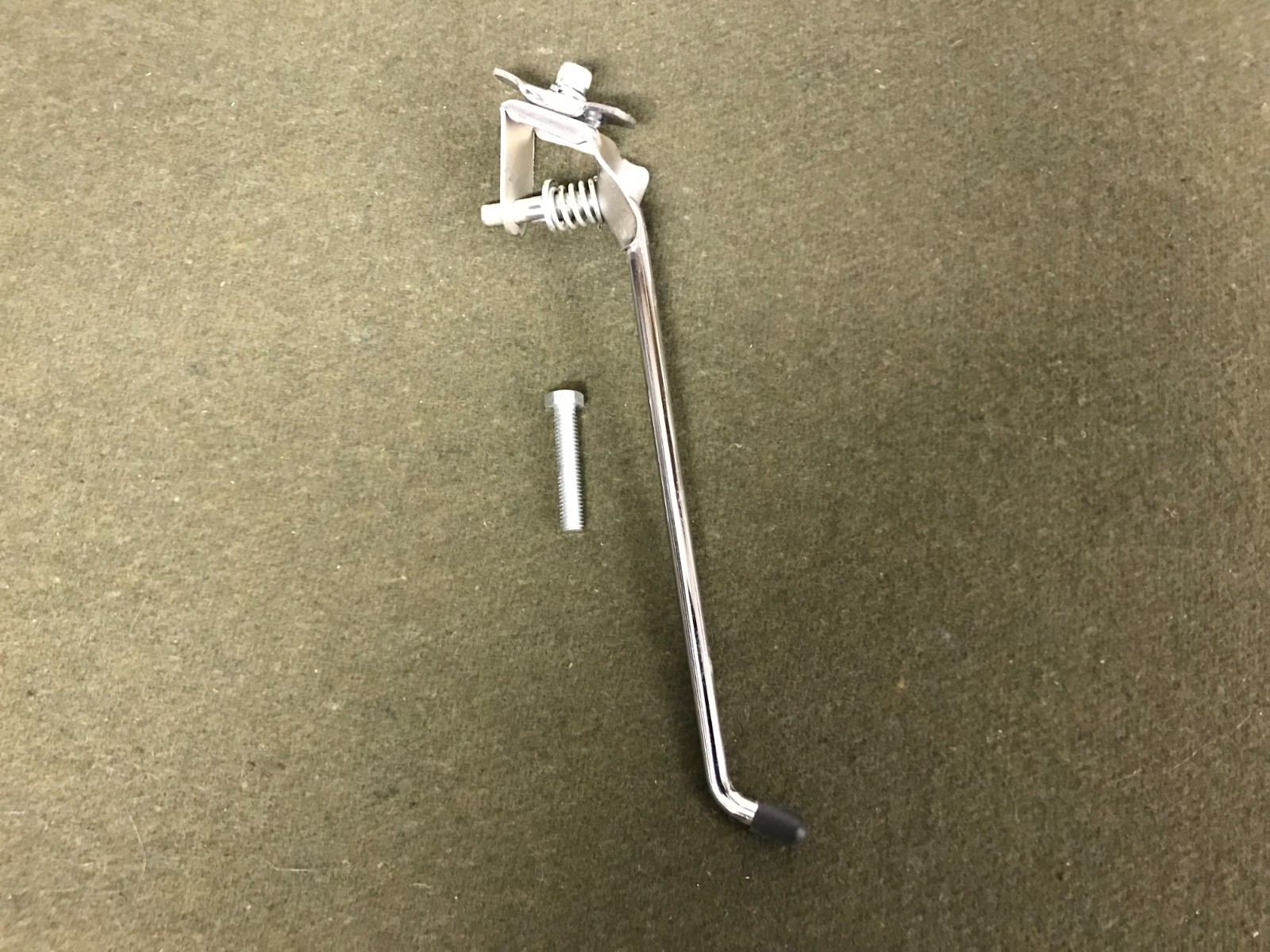 FENIX BICYCLE BEACH CRUISER/LOWRIDER STEEL KICKSTAND CENTER 10-1/2" LONG CHROME