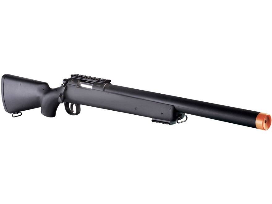Game Face GF529 Airsoft Sniper Rifle 6mm BB Spring Powered Single Shot Black
