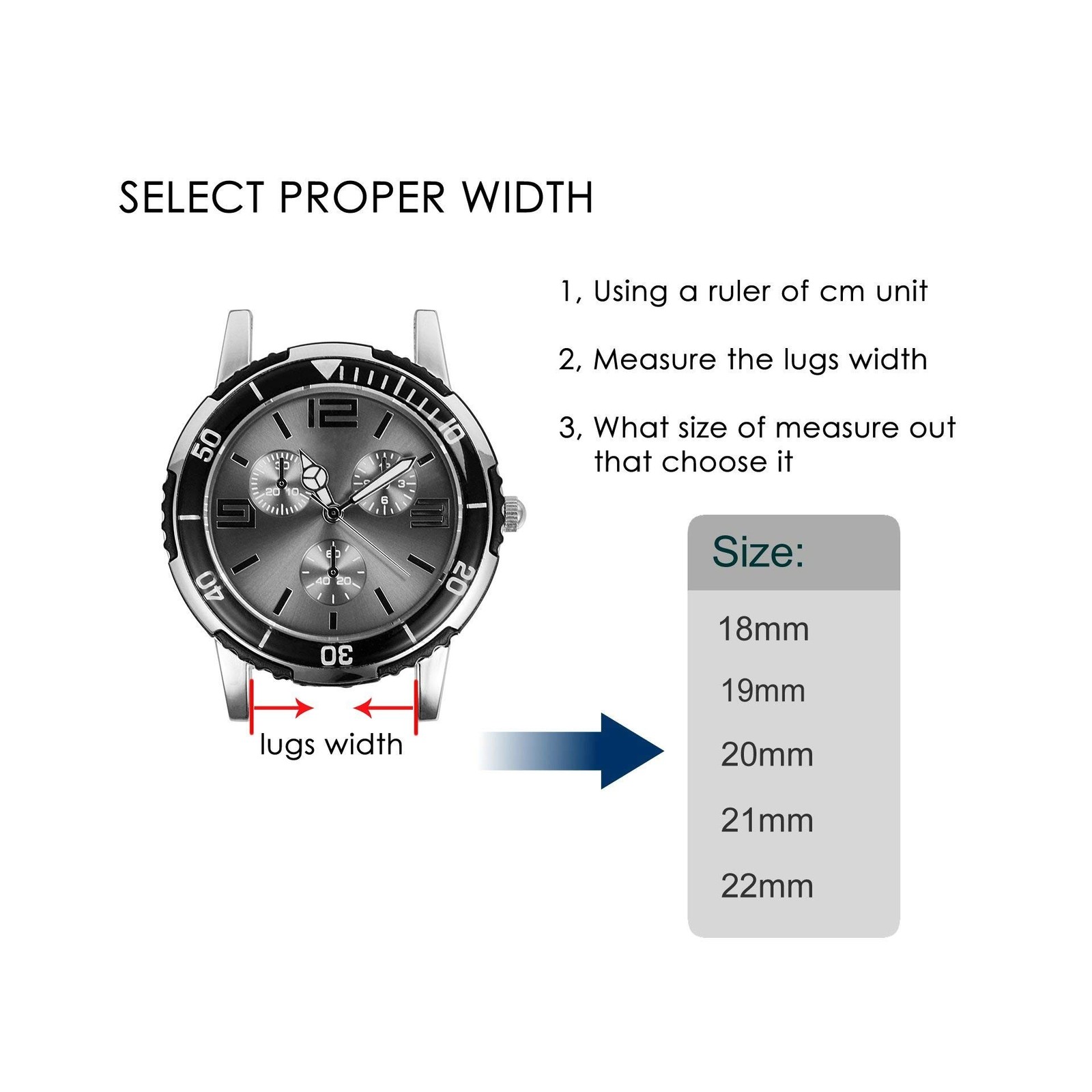 BISONSTRAP Watch Strap 18mm 19mm 20mm 21mm 22mm, Quick Release ... FAST USA SHIP