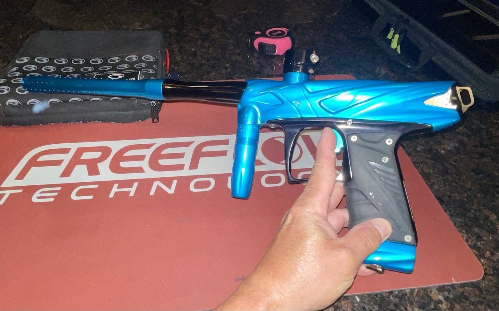 Bob Long Onslaught Paintball Marker Blue