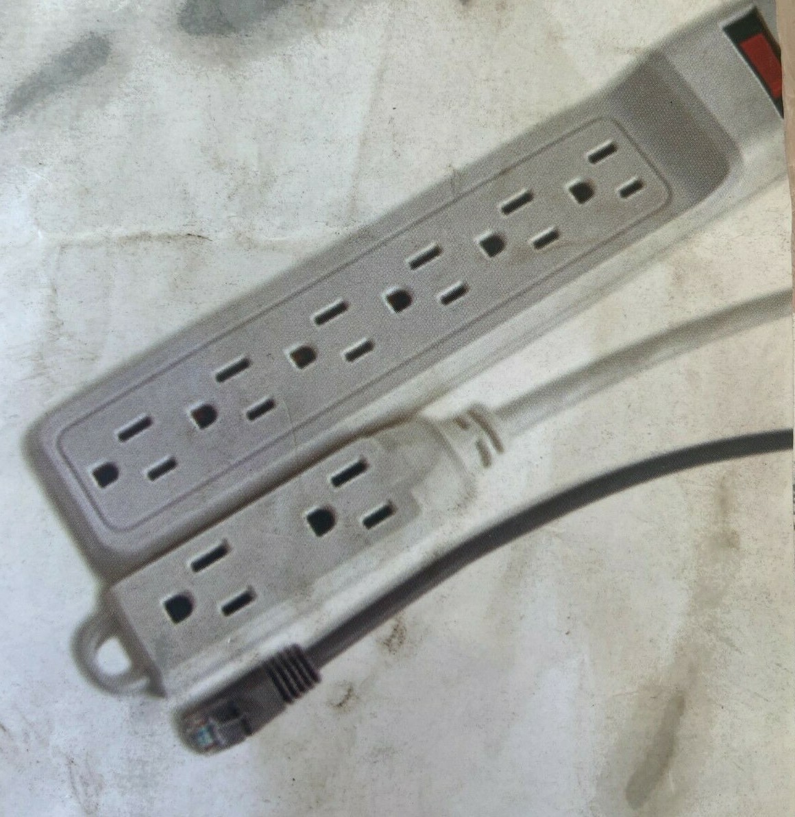 3pc Roomify Set 6-Outlet Power Strip Surge Protector, 3-Outlet Extension Cord