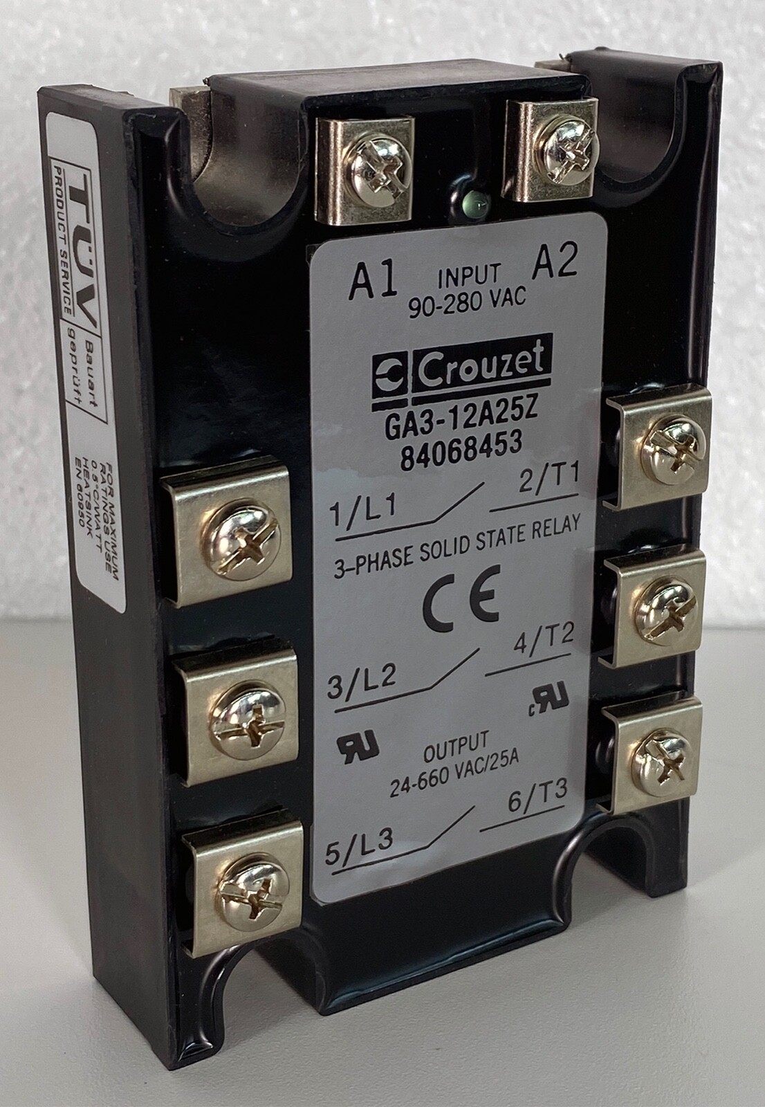 Brand New Crouzet GA3-12A25Z 3-Phase Solid State Relay BNIB UNUSED