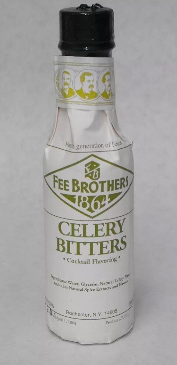 5 oz. Fee Bros CELERY Aromatic BITTERS Cocktail Flavoring