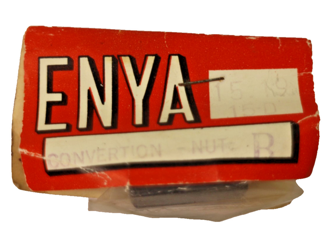 Vintage Enya Conversion Nut "B" 15 R9,15-D For R/C Engines