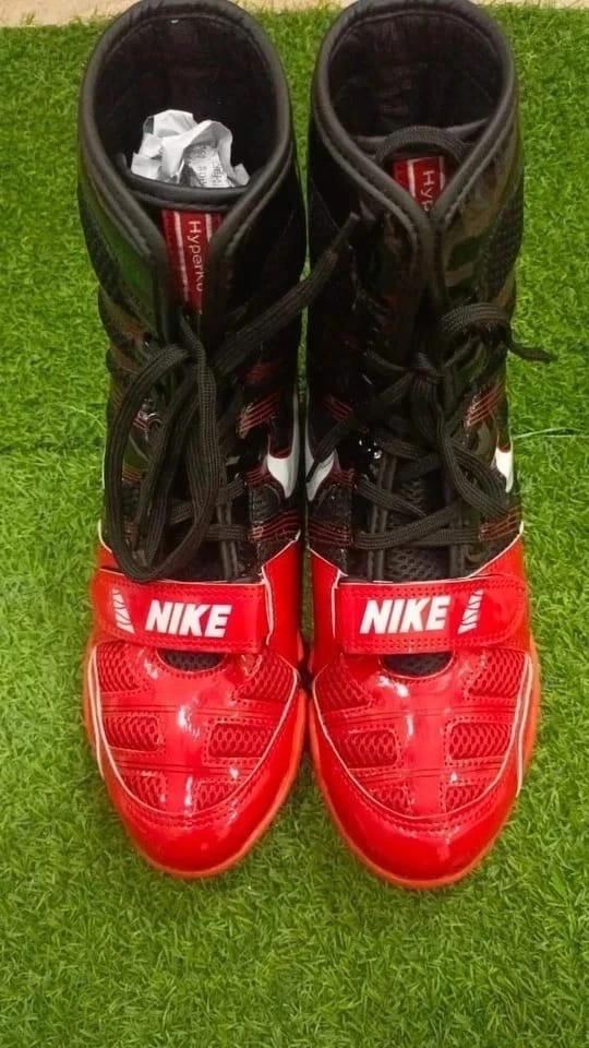 Nike Hyper KO Black & Red Boxing Shoes for Men in All Sizes