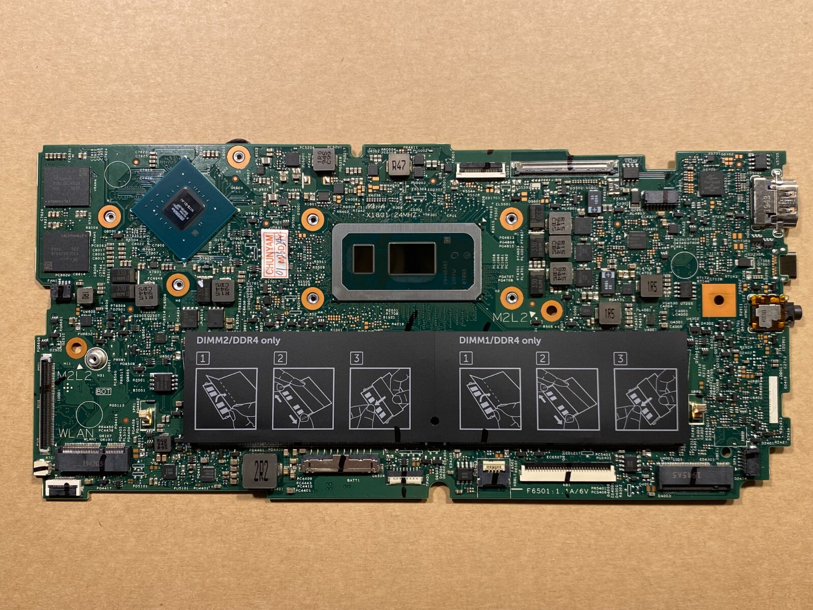 NEW Dell Inspiron 15 7586 17 7786 Intel Motherboard i7-8565U Nvidia MX150 C6KN0