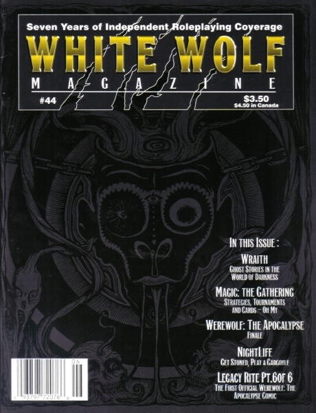 White Wolf Magazine #44 RPG Coverage 1994 NEAR MINT NEW UNREAD