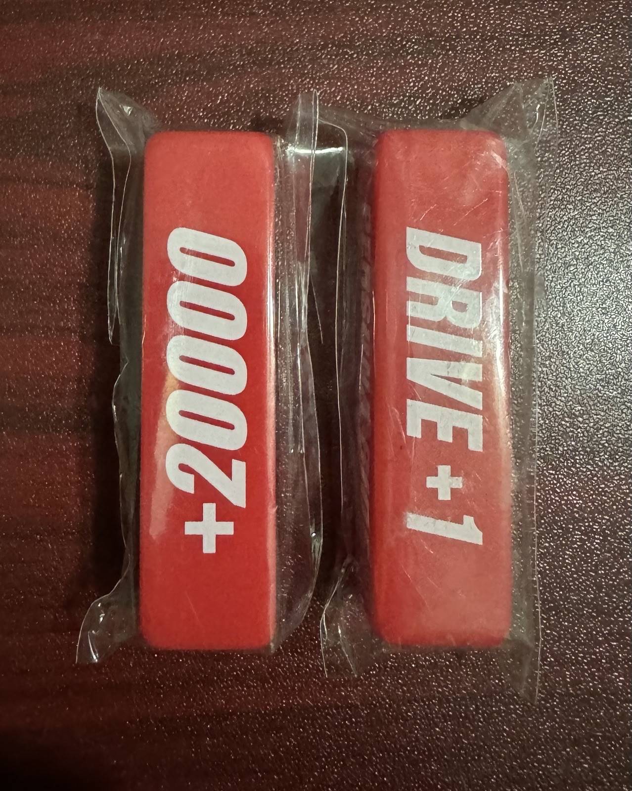 CARDFIGHT VANGUARD DZ-BT01 RED OVER TRIGGER ATTACK POWER COUNTERS (2 PCS SET)
