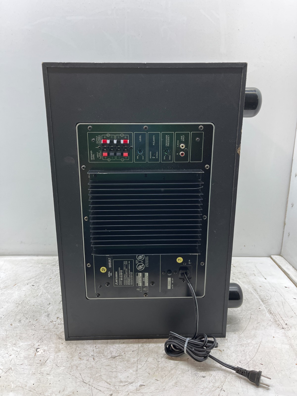 Mitsubishi M-SUB12 Subwoofer - Tested