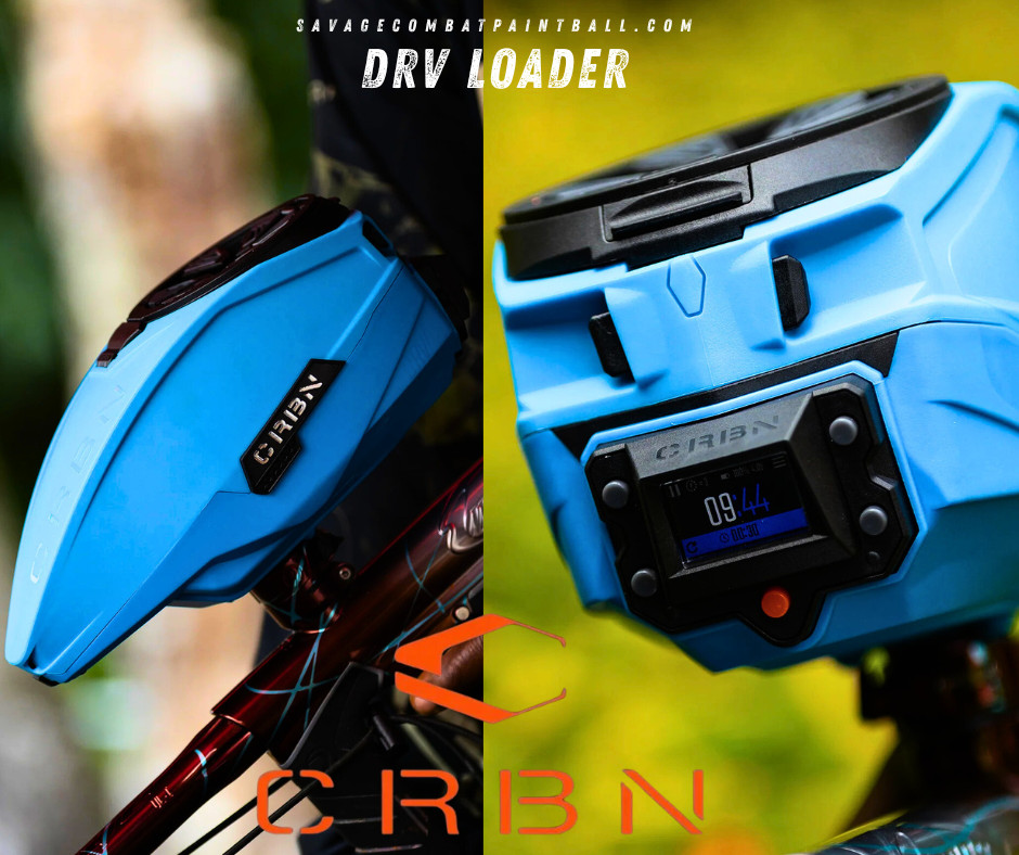 NEW Carbon CRBN DRV Paintball Loader - Cyan