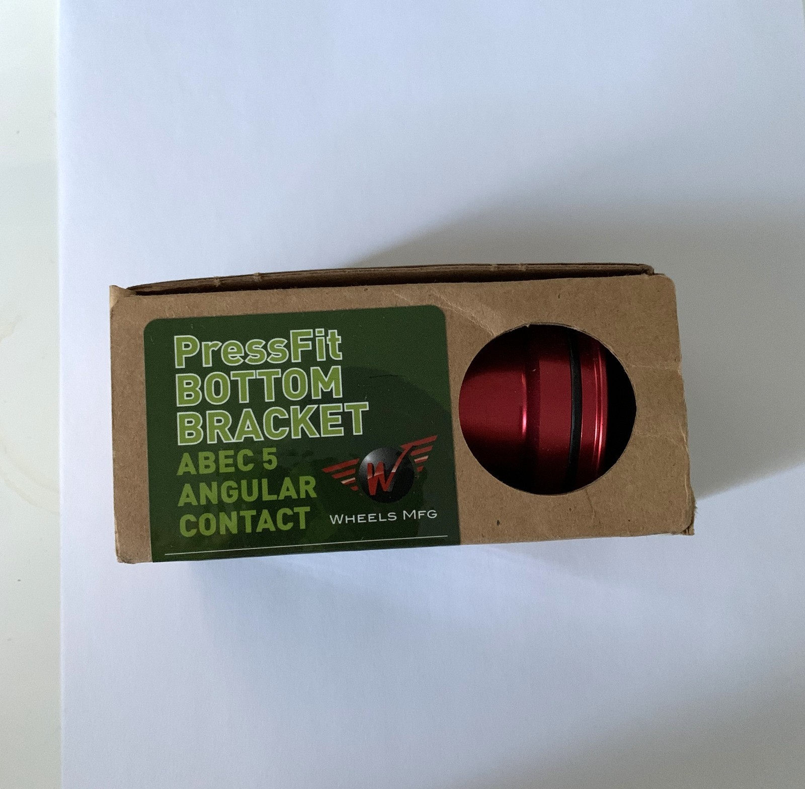 Wheels MFG PressFit30 Bottom Bracket with Abec 5 Angular Contact Bearings - New
