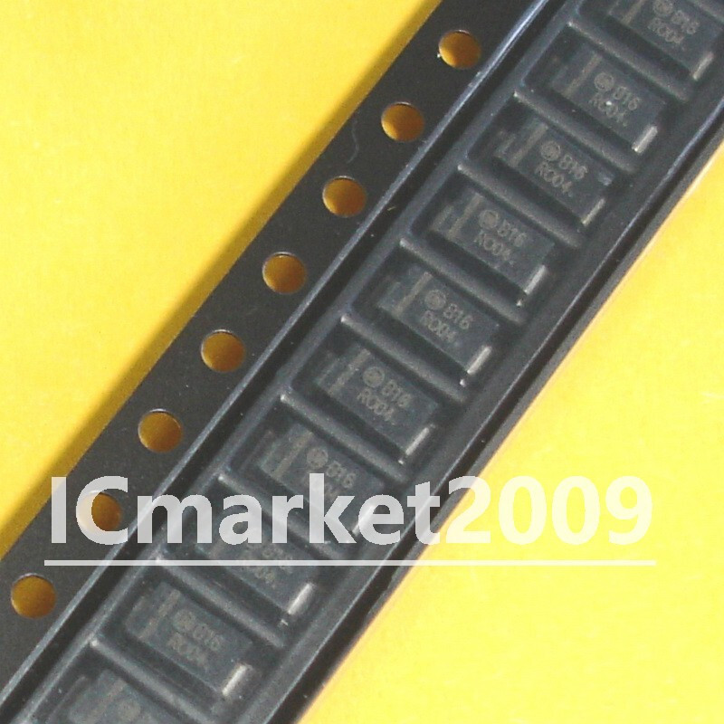 100 PCS MBRA160T3G DO-214AC MBRA160 SMA B16 Schottky Power Rectifier Diodes