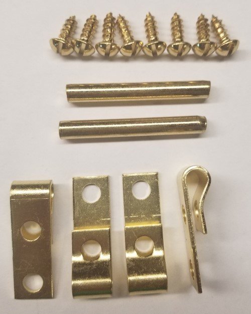 Brass Mirror Mount Friction Hinge - Support Rear picture art frame fancy